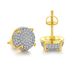 Hip-hop Light Luxury Full of Diamond Stud Earrings for Men and Women Micro-inlaid Color Separation Thread Earrings_ipsvogv.com