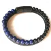 Charm Bracelets Vintage Men Leather Magnetic Buckle Natural Stone Beads Two-layer Braided Genuine Jewelry Gifts_ipsvogv.com