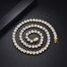 Unisex Full Diamond Hip Hop Jewelry Fashion 2-6mm 4-Claw Copper Inlaid Zircon Tennis Necklace_ipsvogv.com
