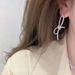 HEFANG Pearl Bowknot Ribbon Necklace For Women Wedding Fashion Niche Design Light Luxury Clavicle Chain_ipsvogv.com