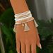 Geometric Fashion OL Ladies' Bracelet Set Niche Woven Rice Beads Design Versatile Bracelet Personality Hand Jewelry_ipsvogv.com