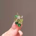 Emerald butterfly high-end brooch, high-end feel, exquisite tassel, dragonfly metal brooch, personalized accessories_ipsvogv.com