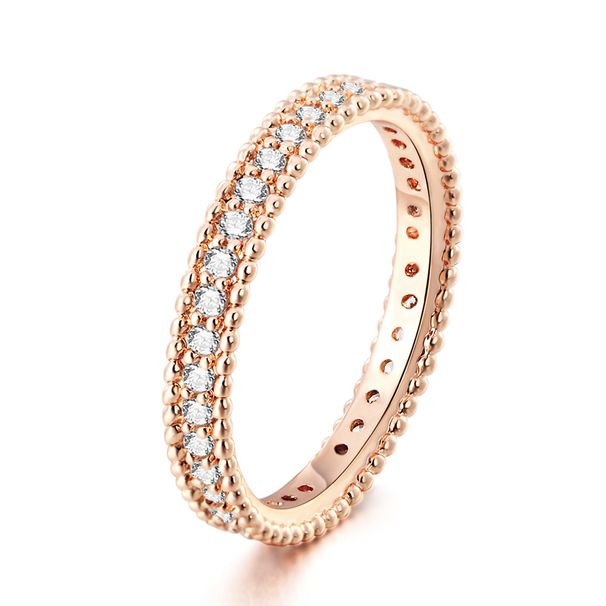 Simple and fashionable popular champagne gold plated trendy rings high quality zircon jewelry_ipsvogv.com