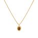 Women's Jewelry Autumn And Winter Maillard Style Tiger Eye Stone Pendant Necklace High End Design Fashionable All Match Stacking Sweater Chain_ipsvogv.com