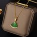 Diamond Embellished Small Skirt Necklace For Women's Light Luxury Fan Shaped Versatile Beimu Short Collarbone Chain Mesh_ipsvogv.com