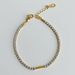 Women’s Jewelry Set Fashion Simple Retro Style Electroplated Zircon Tennis Chain Gold And Silver Anklet_ipsvogv.com