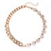 Fashion Cuban Chain Jewelry Special Shaped Pearl Connecting Chain Versatile Women's Necklace Clavicle Chain_ipsvogv.com