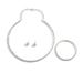 Women’s Jewelry Set Fashion Fashion Full Diamond Necklace Bracelet Earrings Ring Versatile Bride Wedding Jewelry Set_ipsvogv.com