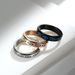 Horus Eye stainless steel rotating ring ring to relieve anxiety niche personality hand jewelry_ipsvogv.com