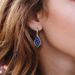 Cao Shi Orchid Flower Women's Ancient Style Art Fresh Earrings Fashion European And Korean Jewelry_ipsvogv.com