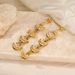 Women’s Jewelry Set Fashion Star Moon Stainless Steel Earrings Personality Trend Long Popular Gold Plated Pendant Earrings For Women_ipsvogv.com