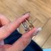 Square Sugar Zircon Double Layer For Women 2025, Light Luxury, High Quality, Fashionable, Versatile, Finger Ring,_ipsvogv.com