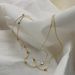 2023 New Fashionable Titanium Steel Double Layered Round Snake Chain 3D Block Necklace Versatile Fashion Style In_ipsvogv.com