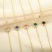 Women’s Jewelry Set Fashion Plated Stainless Steel Colorful Zircon Bracelet Internet Celebrity Hot Style Ins Fashion Diamond Thin Bracelet_ipsvogv.com