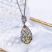 Rose Promise Pendant Sterling Silver Natural Gemstone Necklace Female Retro High End Jewelry New_ipsvogv.com