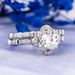 Sanjie 2025 New With Diamond And Zircon Jewelry, Ms. Mo Sangshi Handheld Flower Pair Ring_ipsvogv.com