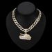 Hot Selling Personalized Tank Pendant Men's Street Hip-hop Cool Cuban Chain Necklace Jewelry_ipsvogv.com