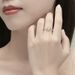 S925 Silver Moissanite Ring Female New Fashion 1ct Four Claw Twisted Arm Bamboo Champagne Color Genuine Diamond Ring_ipsvogv.com