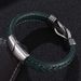 【】Punk Style Personality Men's Leather Bracelet_ipsvogv.com