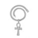 Full diamond key pendant personalized alloy necklace accessories safety buckle hip hop Cuban chain_ipsvogv.com