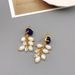 Super Immortal Freshwater Pearl Baroque Tassel Light Luxury Long Natural Lapis lazuli Personalized Earrings for Women_ipsvogv.com