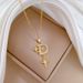 】 D-Shaped 【 Star Light Luxury Charm Gorgeous Full Diamond Necklace Women's Versatile Clavicle Titanium Steel Chain 【 】_ipsvogv.com
