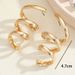 Fashionable Minimalist High-End Metal Earrings With Elegant Temperament_ipsvogv.com