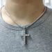 Shinning Diamond Stone Crucifix Cross Pendants Necklace Stainless Steel Platinum Plated Men Women Lover Gift Jewelry_ipsvogv.com