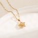 New Titanium Steel Necklace Female Internet Celebrity Hollow Lucky Star Pendant Electroplated True Gold Non Fading_ipsvogv.com