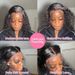Synthetic Hair Wigs Front Lace Wig Independent Stand Black Small Curly Wig_ipsvogv.com