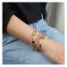 Temperament Retro Style Alloy Star Hollow Multi Layer Bracelet Fashion Casual Style Hand Jewelry_ipsvogv.com
