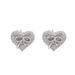 Minimally designed Korean style for female niche, light luxury, heart-shaped bow design, earrings, versatile earrings_ipsvogv.com