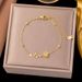 Simple Delicate Stainless Cross Bracelet, Titanium Steel Double-layer Versatile And Niche Accessory_ipsvogv.com
