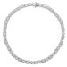 8mm Round Rectangular Zircon Necklace Hip Hop Fashion Trend Couple Necklace_ipsvogv.com