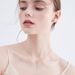 2024 new niche versatile Instagram style rose gold necklace Mosang pure silver collarbone chain_ipsvogv.com
