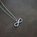 New Micro Inlaid Necklace For Women, New Cross With 8-shaped Circular Symbol Collarbone Chain Selling Well_ipsvogv.com