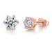 Unisex geometric zircon earrings, fashionable and versatile single diamond earrings, unisex popular earrings_ipsvogv.com
