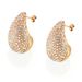 Hepburn Elegant And Simple Personality, Light Luxury Style Jewelry, Diamond Inlaid Design, Water Droplet Shaped Titanium_ipsvogv.com