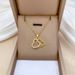 Steel 【 Titanium 】 Heart To Heart Light Luxury Temperament Gorgeous Full Diamond Necklace Women's Versatile Collarbone 【 】_ipsvogv.com