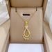 】 MAMA 【 Water Drop Fashion Light Luxury Charm Gorgeous Full Diamond Necklace Women's Versatile Clavicle Chain Titanium 【 】_ipsvogv.com