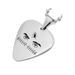 Billie Eilish Logo Guitar Pick Necklace With Stainless Steel Pendant Featuring American Rapper_ipsvogv.com