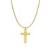 Fashion Inlaid Zircon Cross Titanium Steel Necklace Light Luxury Stainless Steel Clavicle Necklace Female Pendant Does Not Fade_ipsvogv.com