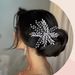 Bridal Headdress Rhinestone Hairpin Bb Clip Wedding Dress Hair Side Decoration Handmade Hair Accessories_ipsvogv.com