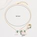 Minimalist artistic style necklace, set, niche inlaid pearl earrings, versatile ring jewelry_ipsvogv.com