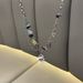 Black And White Little Ghost Monster Metal Chain Splicing Necklace For Men And Women, High End Niche Personality Temperament Clavicle Chain_ipsvogv.com
