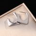 Individualized Titanium Steel Earrings With Cold Style, Geometric Versatile Fashionable And Elegant Earrings, Jewelry_ipsvogv.com