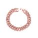 Underground Cuban Men's Inlaid With Diamonds Alloy Hip-Hop Bracelet Electroplated Couple Jewelry_ipsvogv.com