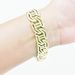 Unisex Hip Hop Trendy 17 Diamond Shaped Hollow Cuban Chain Diamond Bracelet For Men And Women Hiphop Necklace_ipsvogv.com