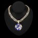 Renqing Jewelry Pendant Drip Oil Full Earth Simple Diamond Set Male Personalized Hip Hop Necklace_ipsvogv.com