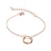 Korean Version Of Popular And Fashionable Women's Double Knot Bracelet Set Accessories_ipsvogv.com